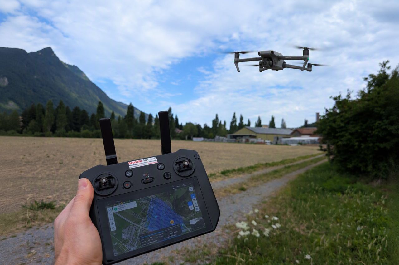 Geodata Drohnenflug